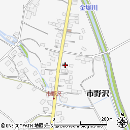 栃木県大田原市市野沢633周辺の地図