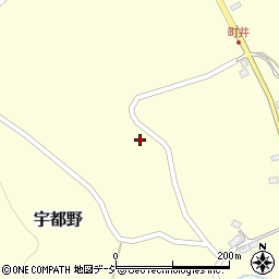 栃木県那須塩原市宇都野1200周辺の地図