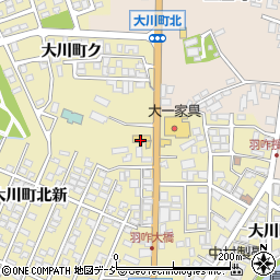 石川県羽咋市大川町ヰ周辺の地図