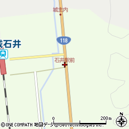 石井駅前周辺の地図