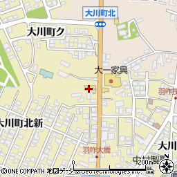 石川県羽咋市大川町（ヰ）周辺の地図