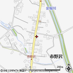栃木県大田原市市野沢632周辺の地図
