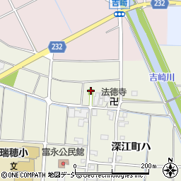 深江八幡神社周辺の地図