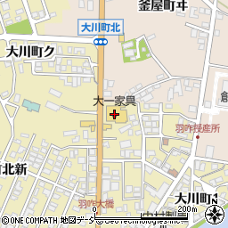 羽咋市中央通り商店街協同組合周辺の地図