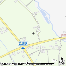 栃木県大田原市乙連沢周辺の地図