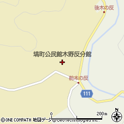 塙町公民館木野反分館周辺の地図