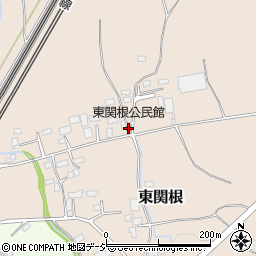東関根公民館周辺の地図