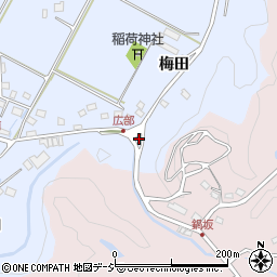 福島県いわき市川部町梅田5周辺の地図