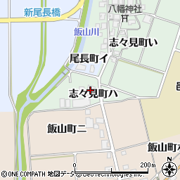 石川県羽咋市志々見町ハ周辺の地図