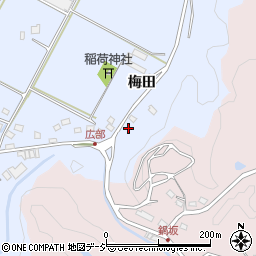 福島県いわき市川部町梅田8-3周辺の地図