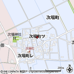 石川県羽咋市次場町ツ周辺の地図