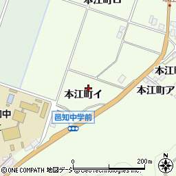 石川県羽咋市本江町（イ）周辺の地図