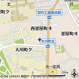 ゲンキー株式会社　釜屋店周辺の地図