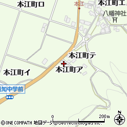 石川県羽咋市本江町ア周辺の地図