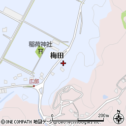 福島県いわき市川部町梅田40周辺の地図