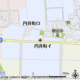 石川県羽咋市円井町（イ）周辺の地図