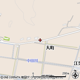 福島県いわき市錦町大町周辺の地図