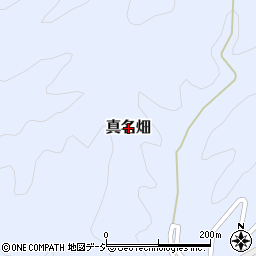 福島県塙町（東白川郡）真名畑周辺の地図