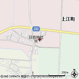 石川県羽咋市上江町お5周辺の地図