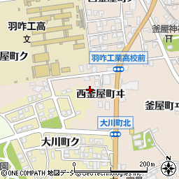 北川ヒューテック株式会社　羽咋営業所周辺の地図