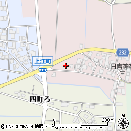石川県羽咋市上江町エ周辺の地図