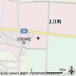 石川県羽咋市上江町い周辺の地図