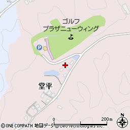 福島県いわき市三沢町堂平周辺の地図