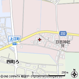 石川県羽咋市上江町お14周辺の地図