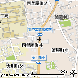羽咋工業高校前周辺の地図