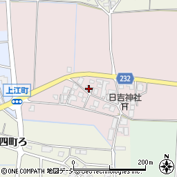石川県羽咋市上江町お19周辺の地図