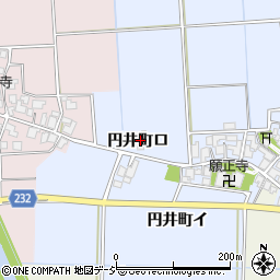 石川県羽咋市円井町ロ周辺の地図