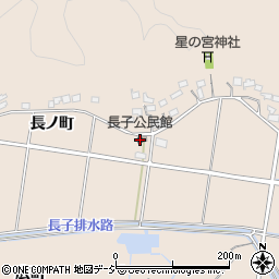 長子公民館周辺の地図