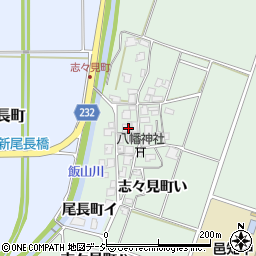石川県羽咋市志々見町い周辺の地図