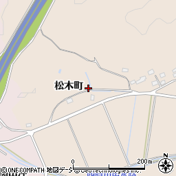 福島県いわき市錦町松木町周辺の地図
