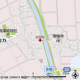 吉崎町周辺の地図