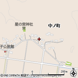 福島県いわき市錦町中ノ町周辺の地図