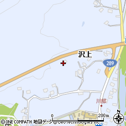 福島県いわき市川部町沢上周辺の地図
