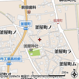 石川県羽咋市釜屋町ノ周辺の地図