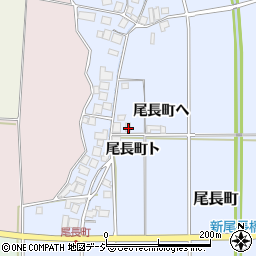 石川県羽咋市尾長町ヘ周辺の地図
