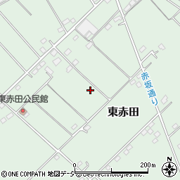 栃木県那須塩原市東赤田周辺の地図