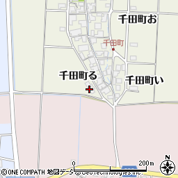 石川県羽咋市千田町（る）周辺の地図
