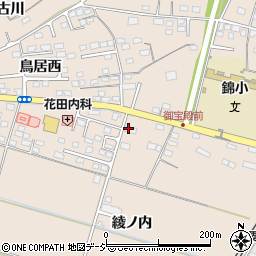 セブンイレブンいわき錦町綾ノ内店周辺の地図