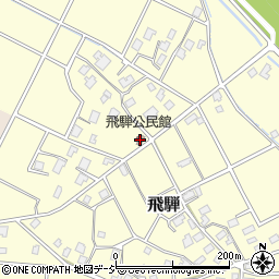 飛騨公民館周辺の地図