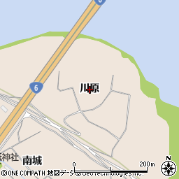 福島県いわき市錦町川原周辺の地図