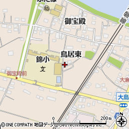 福島県いわき市錦町鳥居東周辺の地図