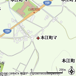 石川県羽咋市本江町マ30-1周辺の地図