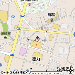 福島県いわき市錦町徳力周辺の地図