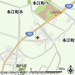 石川県羽咋市本江町ホ周辺の地図