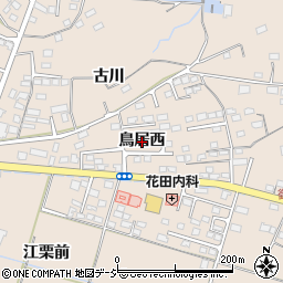 福島県いわき市錦町（鳥居西）周辺の地図