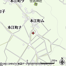 石川県羽咋市本江町ウ周辺の地図
